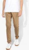 Invictus Khaki Slim Fit Printed Cropped Regular Trouser Men