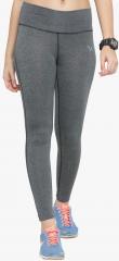 Invincible Grey Solid Leggings women