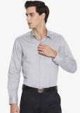 Ivoc Grey Comfort Regular Fit Solid Formal Shirt men