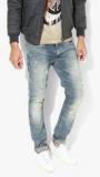 Jack & Jones Blue Low Rise Slim Fit Jeans Men