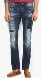 Jack & Jones Blue Mid Rise Regular Fit Jeans men