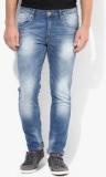 Jack & Jones Blue Mid Rise Slim Fit Jeans Men