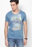 Jack & Jones Blue Round Neck T Shirt Men