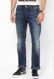 Jack & Jones Blue Solids Regular Fit Jeans Men