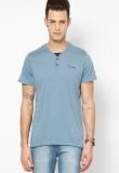 Jack & Jones Blue V Neck T Shirt Men