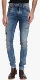 Jack & Jones Blue Washed Skinny Fit Jeans Men