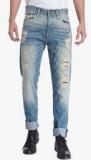 Jack & Jones Blue Washed Slim Fit Jeans Men