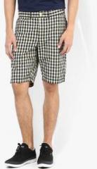 Jack & Jones Navy Blue Checks Shorts men