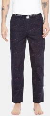 Jack & Jones Navy Blue Printed Straight Fit Pyjamas men