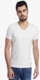 Jack & Jones Off White V Neck T Shirt men