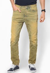 Jack & Jones Slim Fit Jeans Yellow Slim Fit Jeans Men