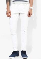 Jack & Jones White Slim Fit Jeans men