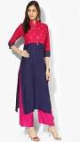 Jaipur Kurti Blue Printed Kurta women