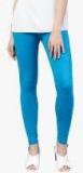 Jaipur Kurti Blue Solid Leggings women