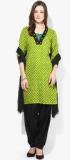 Jaipur Kurti Green Printed Salwar Kameez Dupatta women