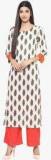 Jaipur Kurti Off White Printed Kurta women