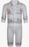 Jazzup White Night Suit Boys