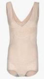 Jc Collection Beige Printed Shapewear Women