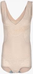 Jc Collection Beige Printed Shapewear women