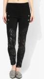 Jc Collection Black Printed Jegging Women