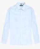 Jc Collection Blue Striped Shirt Women