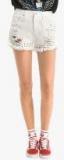 Jc Collection White Embellished Shorts Women