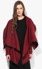 Jc Collection Wine Solid Shrug women