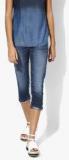 Jealous 21 Blue Washed Capri women