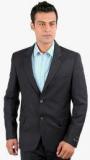 Jhampstead Dark Grey Solid Blazer men