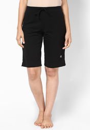 Jockey Black Knit Shorts Women