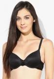 Jockey Black Solid Under Wired Padded Bra Women