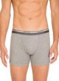 Jockey Grey Melange Modern Fit Solid Trunks 8009 0105 Men