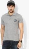 Jockey Grey Melange Solid Polo T Shirt Men