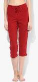 Jockey Red Solid Loungewear Women