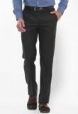 Jogur Solid Grey Formal Trouser Men