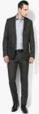 John Players Dark Grey Solid Slim Fit Suit Men