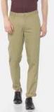 John Players Green Solid Regular Fit Chinos men