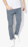 John Players Grey Low Rise Slim Fit Jeans men