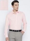 John Players Men Pink Slim Fit Solid Formal Shirt