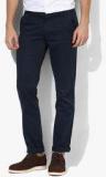 John Players Navy Blue Slim Fit Chinos men