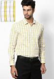 John Players Yellow Formal Shirt Men