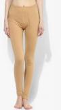 July Nightwear Beige Solid Legging Women