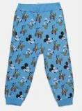 Juniors By Lifestyle Blue Printed Joggers Boys