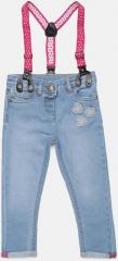 Juniors By Lifestyle Blue Slim Fit Mid Rise Clean Look Jeans girls