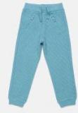 Juniors By Lifestyle Blue Solid Joggers Boys