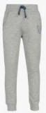 Juniors By Lifestyle Grey Melange Track Bottom Boys