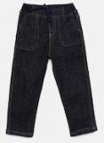 Juniors By Lifestyle Navy Blue Regular Fit Mid Rise Clean Look Jeans Boys