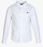 Juniors By Lifestyle Off White Casual Shirt Boys