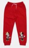 Juniors By Lifestyle Red Printed Joggers Girls