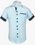 K&u Blue Casual Shirt Boys